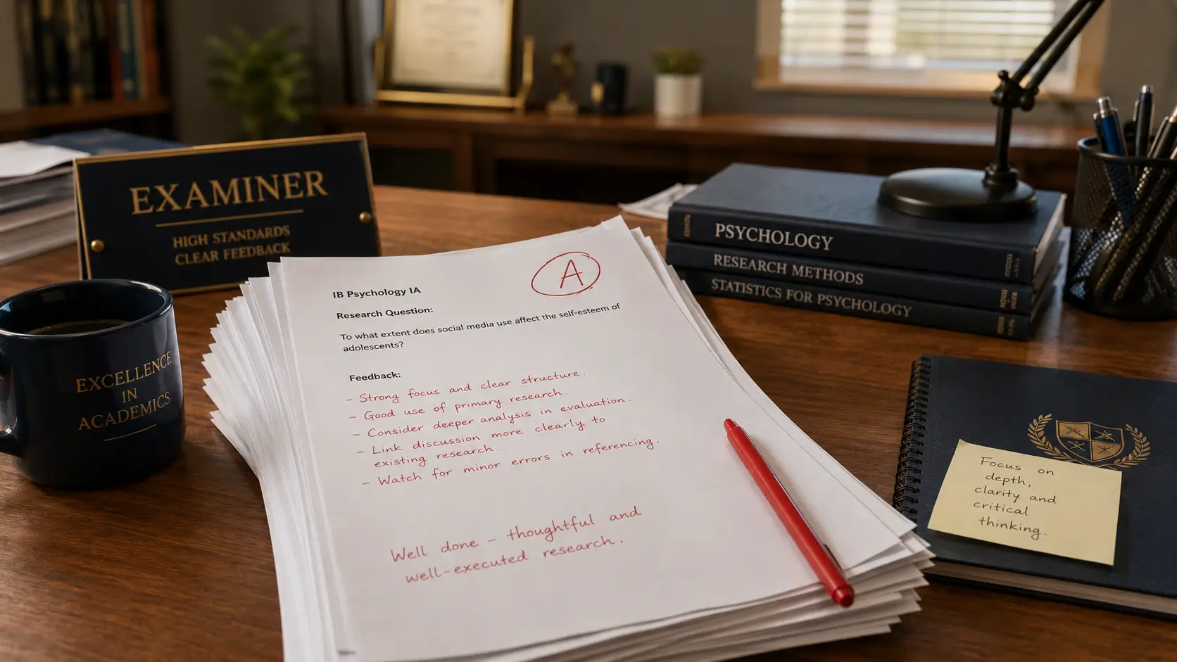 IB Psychology IA – Examiner's Table